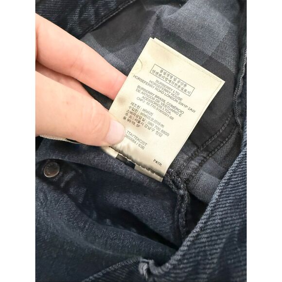 Burberry Brit Steadman Denim Mid-Rise Slim Straight Leg Jeans Medium Wash 34R - Picture 10 of 12